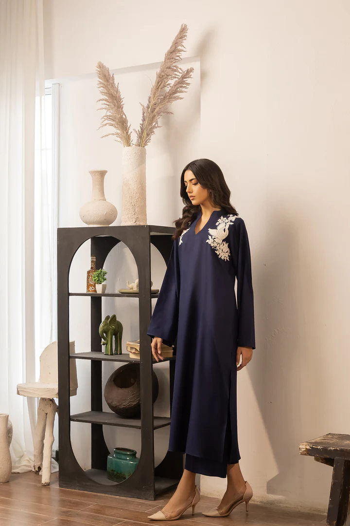 Emily Embroidered Kurta With Pant Set - Image 7
