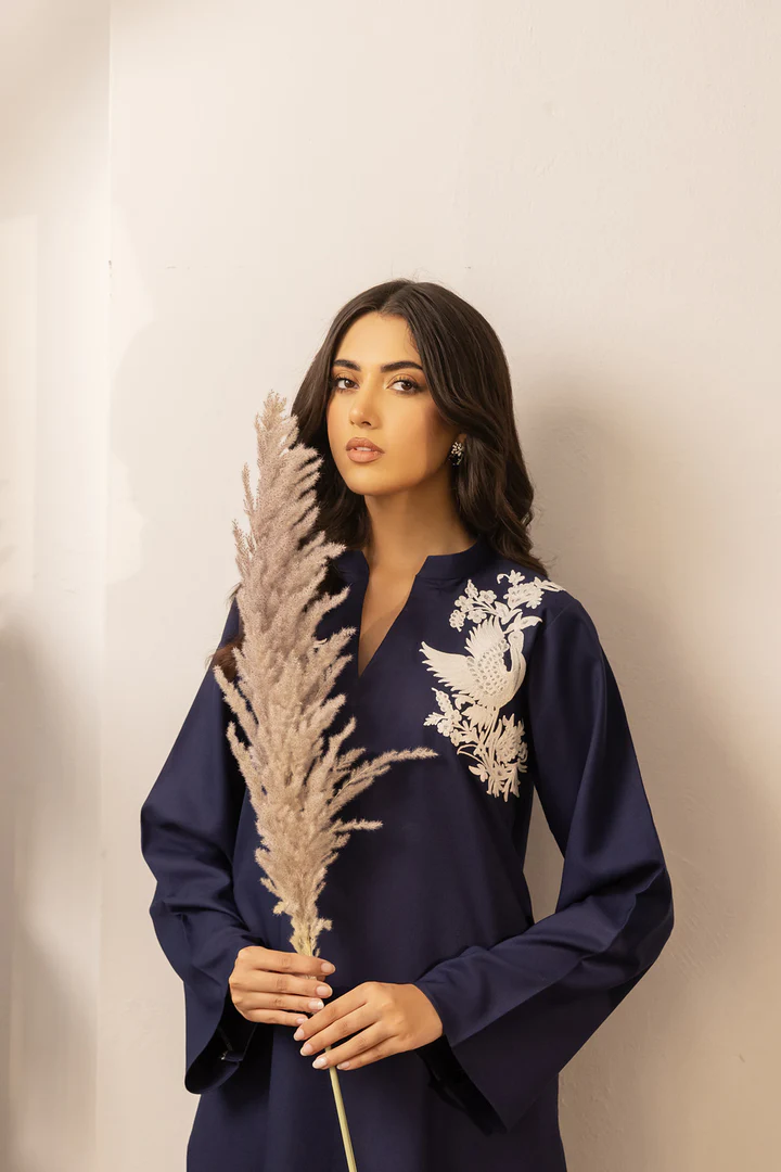 Emily Embroidered Kurta With Pant Set - Image 5
