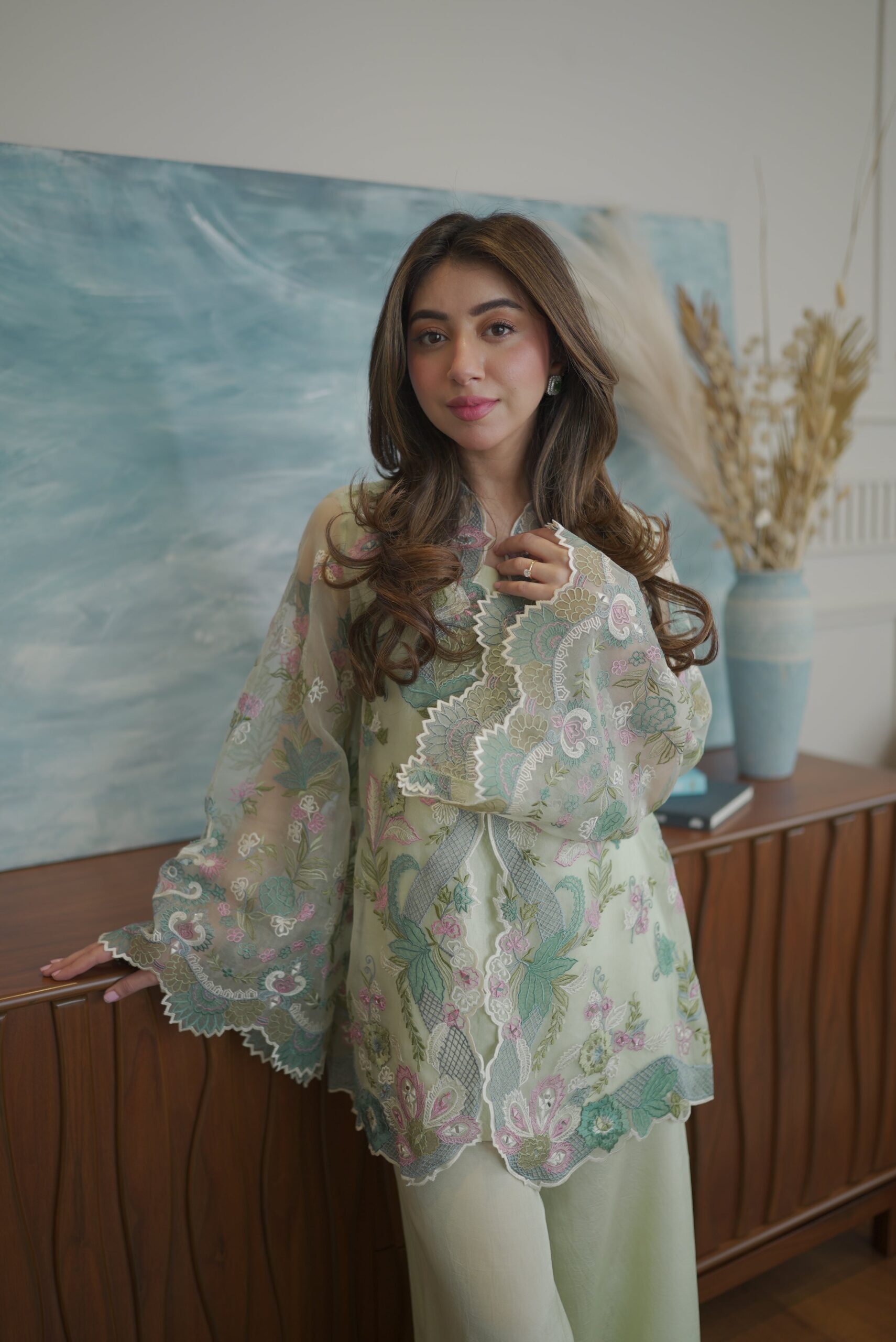 Sea Glass Embroidered Set - Image 3