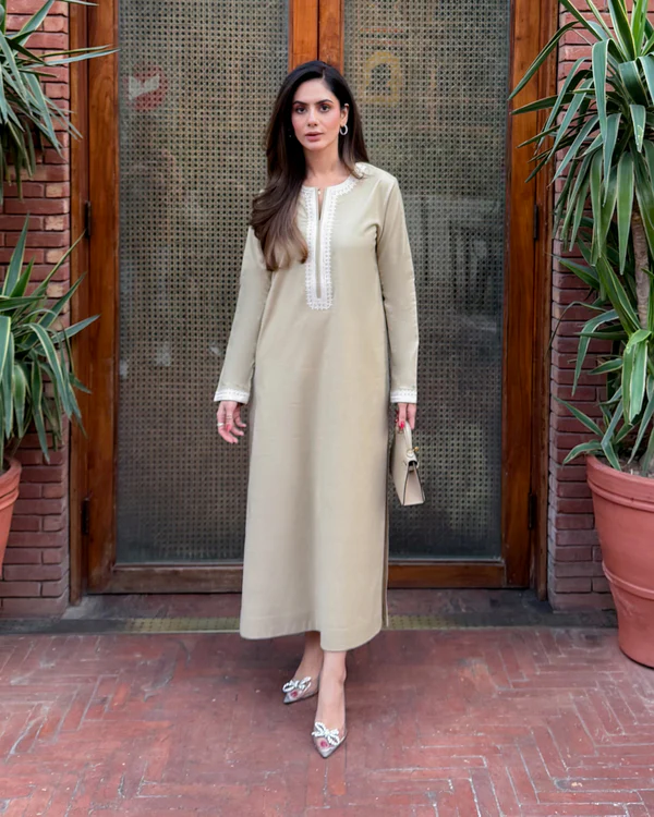 Kora Kurta With Pant Set
