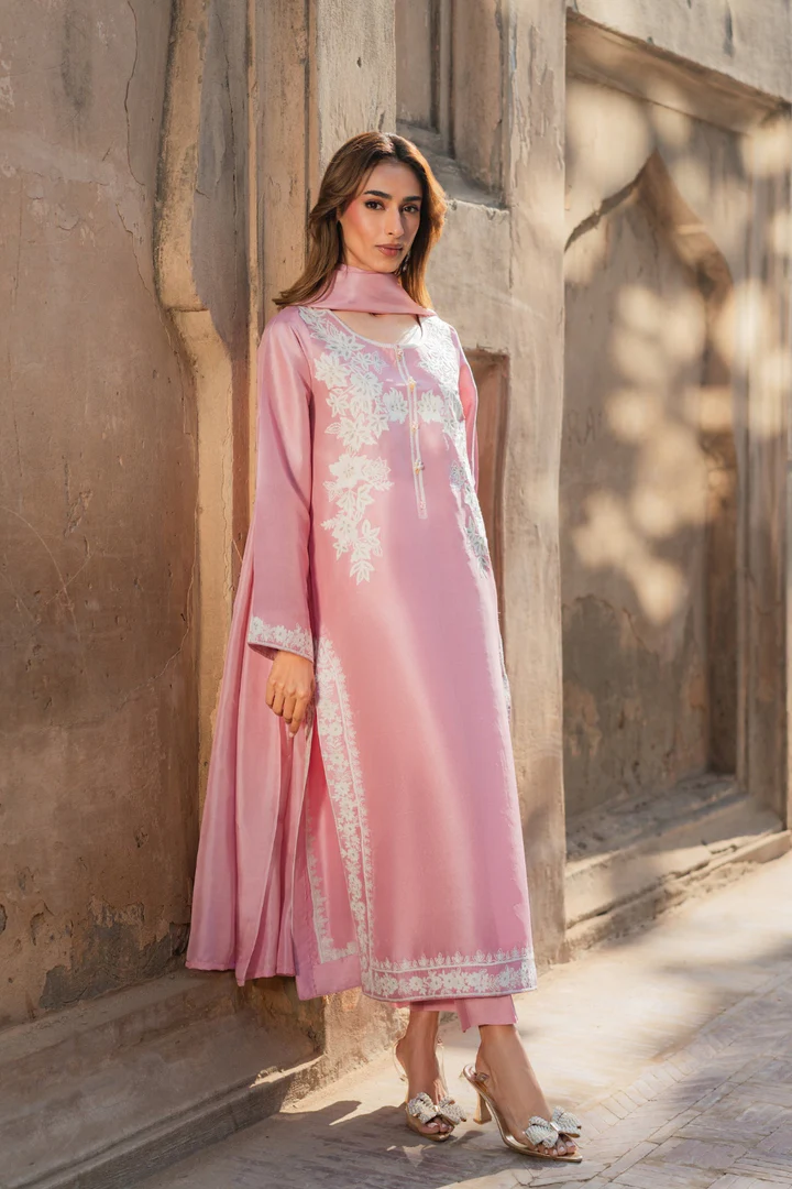 Mirha Embroidered Suit set with Dupatta